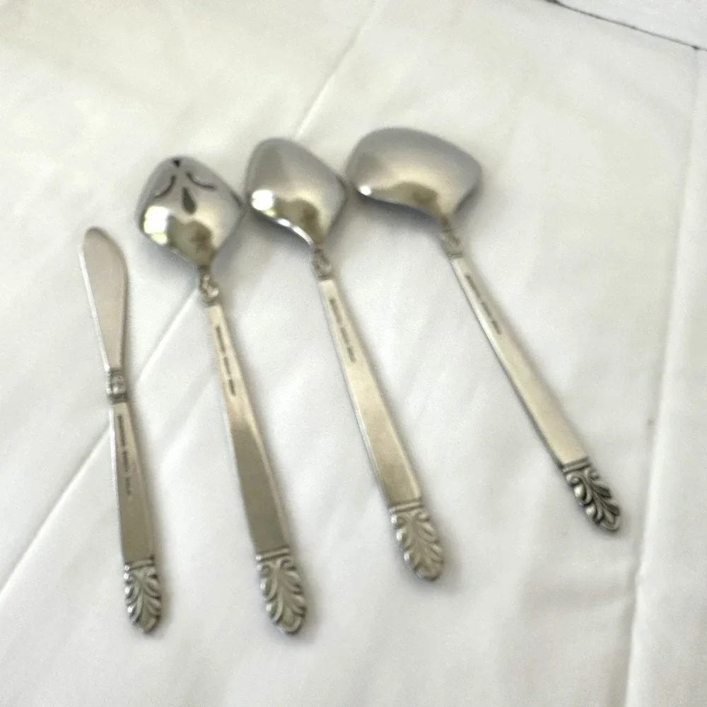4 Pcs International Stainless Deluxe NORSE Serving Pieces